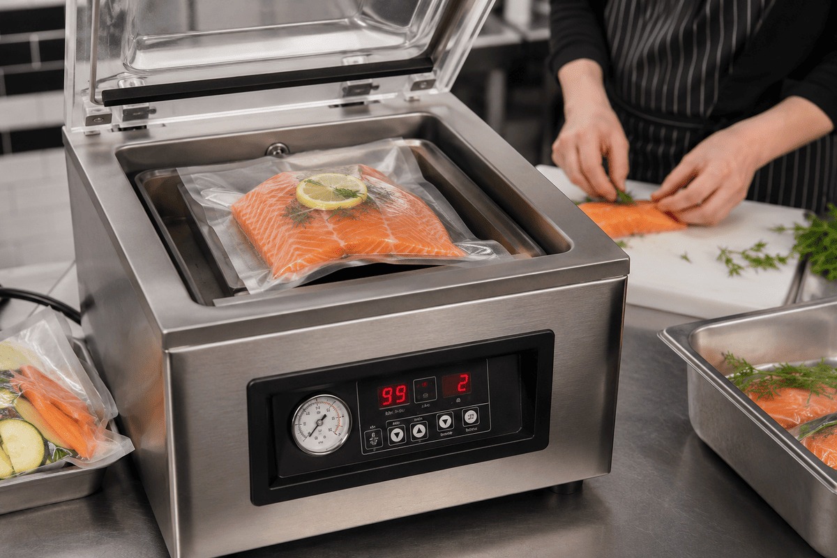 Machine sous vide à cloche professionnelle | Atout Sous Vide